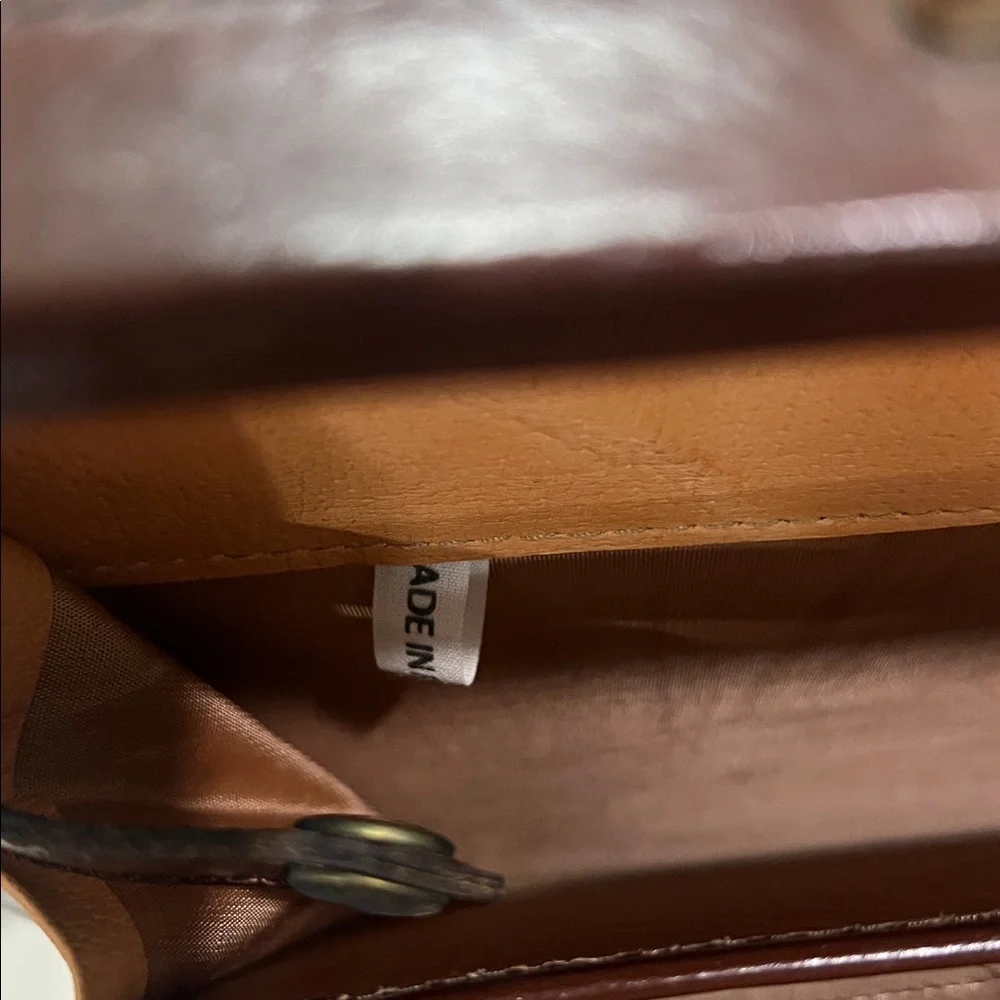 Vintage Leather Attaché Briefcase, Lined, Franzem Combination Lock, 1980s Case